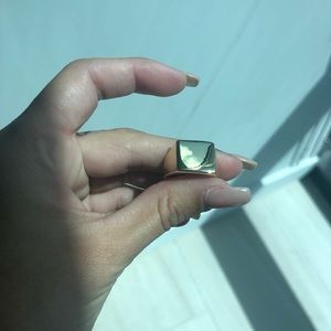 Shashi gold plated ring